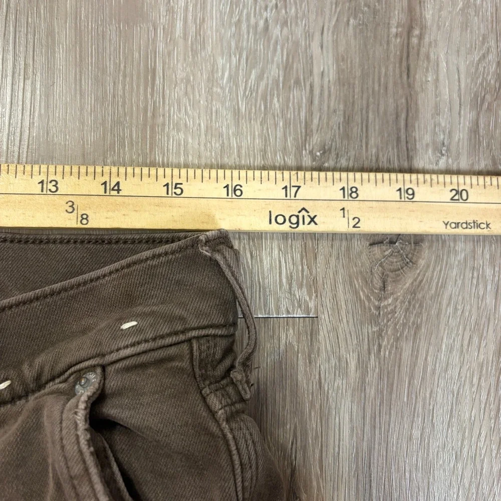 Hollister Carpenter Canvas Pants Double Knee Mens 32x30 Brown Loose Workwear
